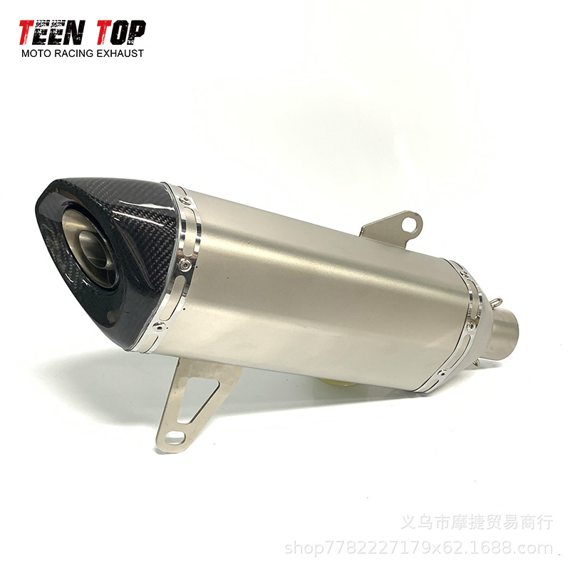 Suitable for Yamaha Xmax300 Front Section Full Section Exhaust Pipe Modification Xmax300 Scorpio Carbon Fiber Tail Section 17+