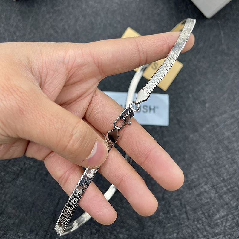 AMBUSH 共同ブランド ナイキ ネックレス ブレスレット トレンディ ブレード チェーン チタン鋼電気メッキ メンズ レディース ヒップホップ ニッチ トレンディ ブランド 多用途|undefined