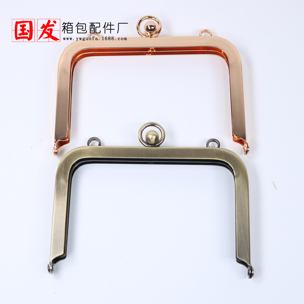 [agujero de tornillo] 13 * 9cm cuadrado liso largo pie de tarjeta boca de oro agujero de presión manual con tornillo