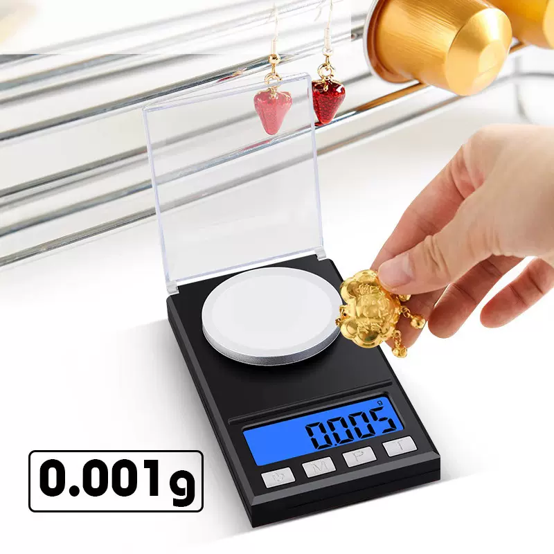 克拉秤精准电子毫克0.001g电子秤珠宝跨境专供厂家现货直发高精度