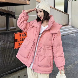 Pinghu down Jacket Women's High-End Short Style Autumn and Winter Women's New Large Size Duck down Japanese and Korean Style Wholesale
