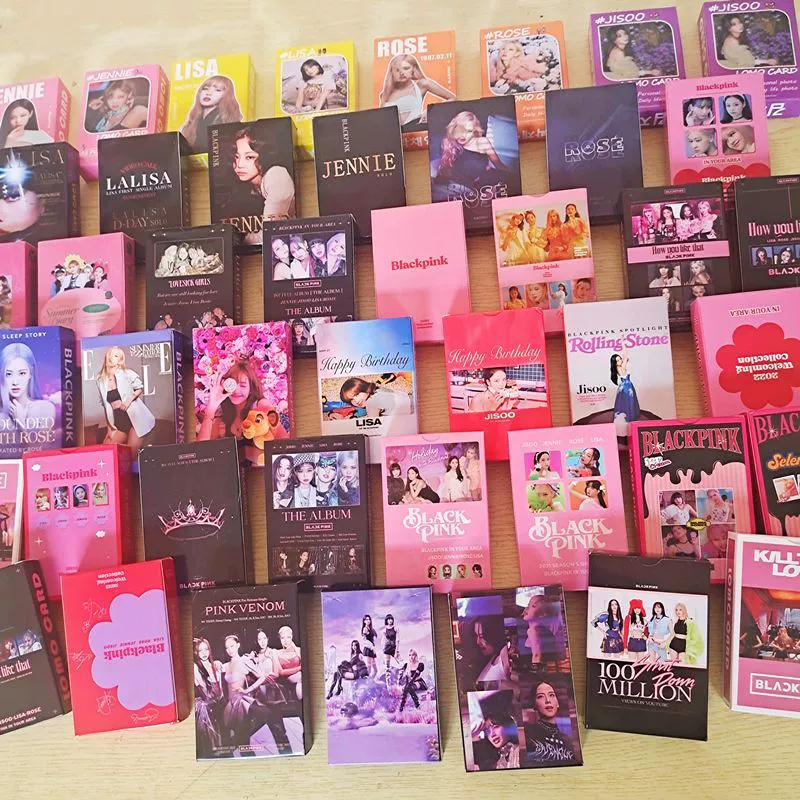 Подходит для новой обложки альбома Blackpink?small card поддерживающий вентилятор фан новый постер фото lisa Jin Zhixiu Pucai YOMO