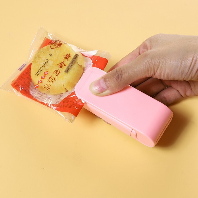 小型ミニスナックシーラー、プラスチックシーラー、家庭用ビニール袋食品保存真空シーラー|undefined