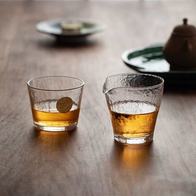 Импортированная воды Японии Сасаки чашка рифленая дома чашки шара японская простая ясная стеклянная