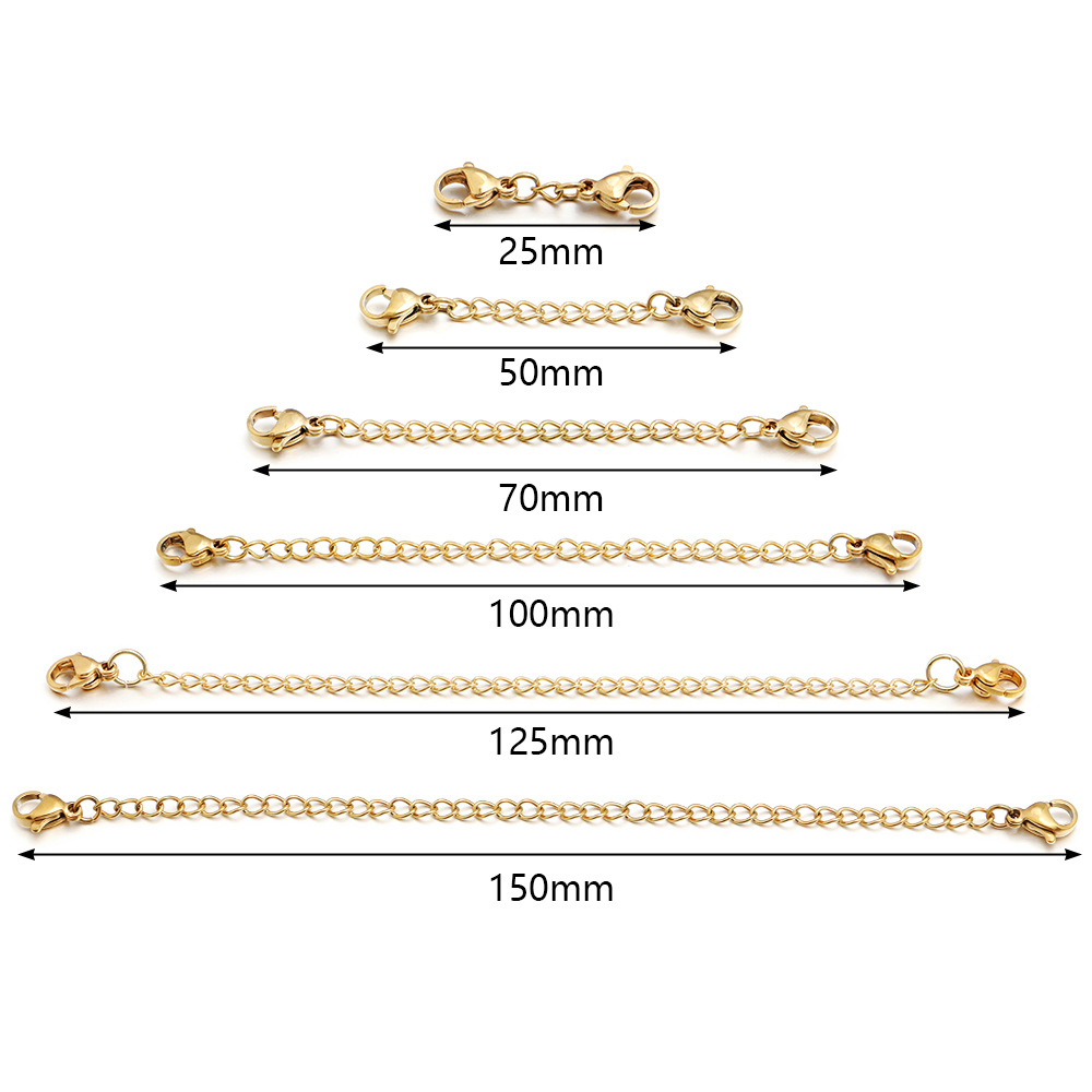 5 PCS/Package Stainless Steel Solid Color Simple Style display picture 2
