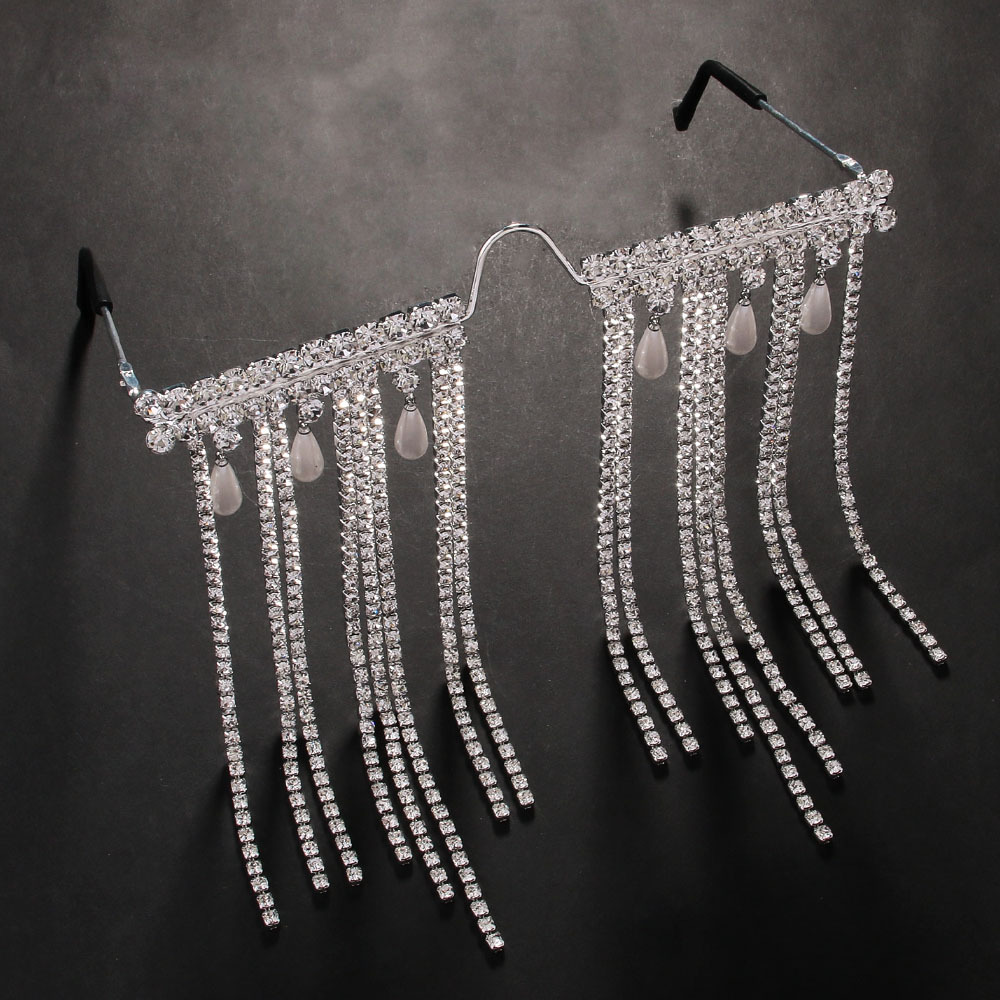 Nuevos marcos de gafas transfronterizos con bordas personales con marcos de gafas plegables de diamante accesorios de tendencia marcos de gafas