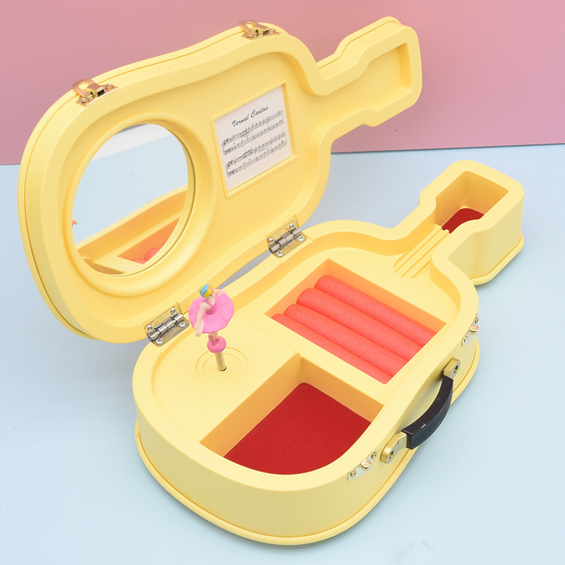 Hand-made shop supply guitar music box material bag main body children's handmade diy making cream glue project accessories