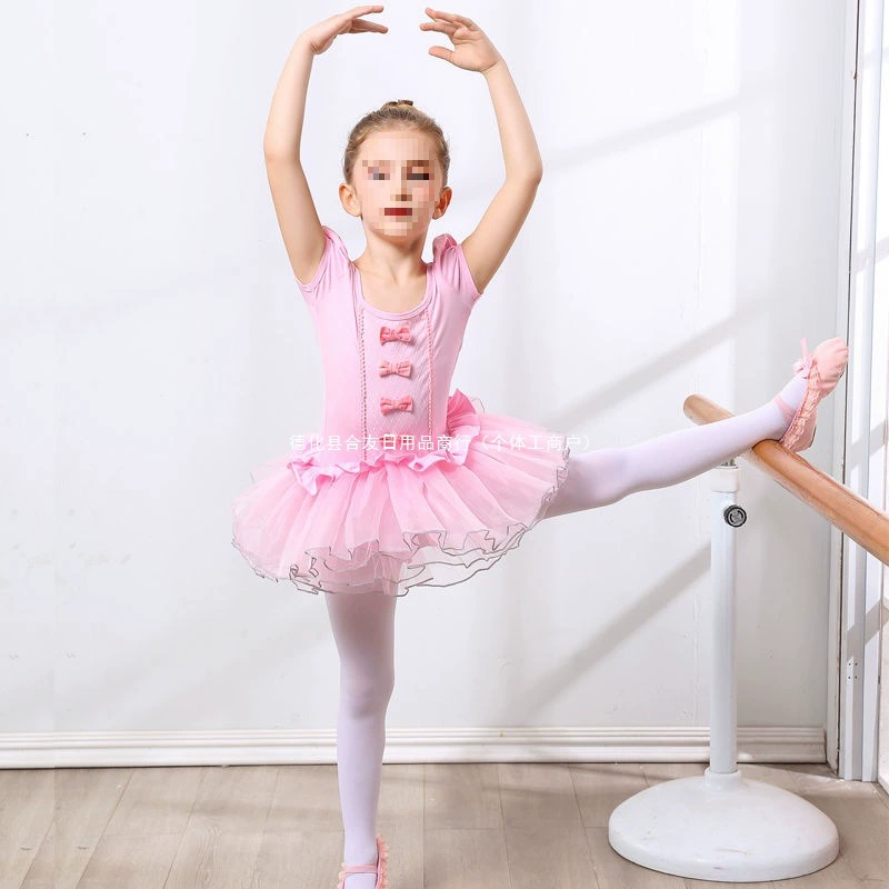 Детская танцевальная одежда, китайская танцевальная пачка для девочек, тренировочная одежда, весенне-осенняя танцевальная одежда, одежда с длинными и короткими рукавами, лето