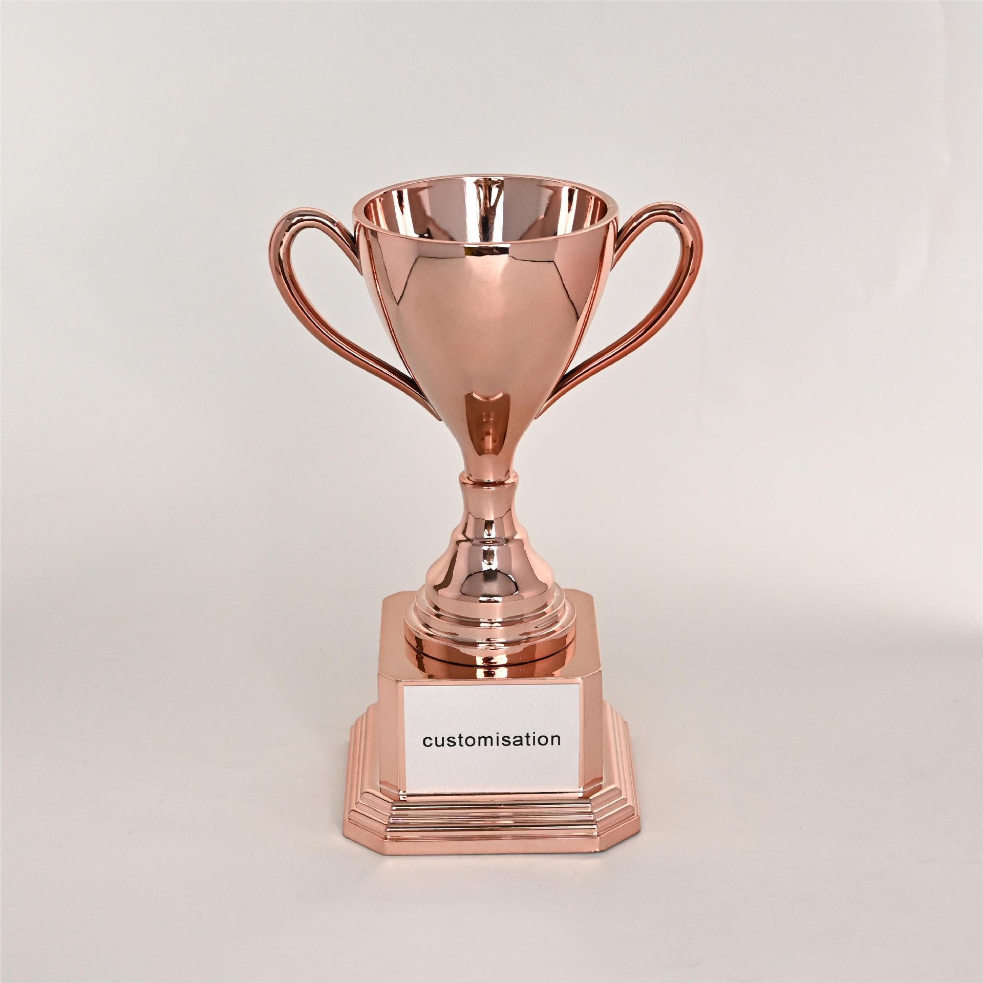 Transfronterizos trofeos generales de alta calidad personalizados corporativos reunión anual de honor concursos de premios oro, plata y bronce grabado trofeo