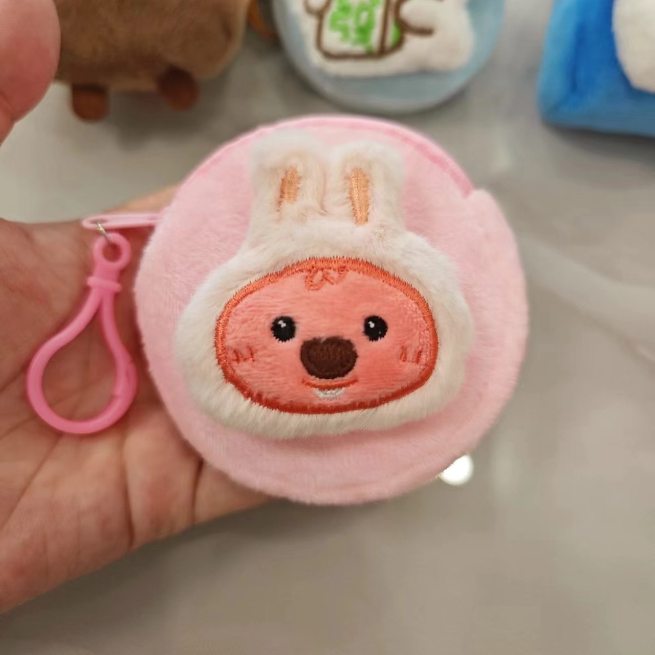 Beaver rabbit-round bag