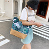 Handheld one-shoulder bag for leisure, capacious bag strap, shoulder bag, Korean style, simple and elegant design