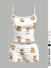 A 26828 V-neck Lace Pajama Set ��˿˯����װ �羳����ѷŷ��