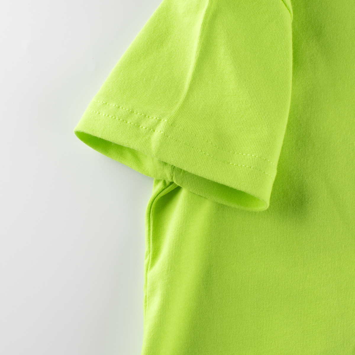 27kids camiseta de manga corta para niños ropa publicitaria de cuello redondo de color sólido de verano para niños