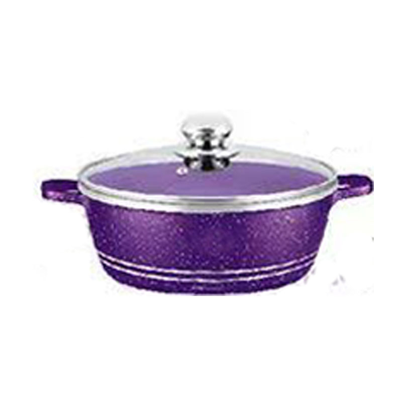 Dessini set de 10 piezas de mármol aluminio cocina de arroz fundido a presión piedra antiadherente cocina de cocina set de ollas regalo