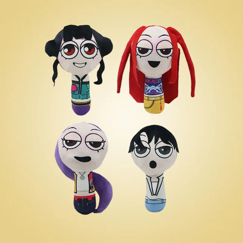 Cross-Border New Product Hot Sale: K-Pop Demon Hunters Rhythm Box Plush Toy Doll