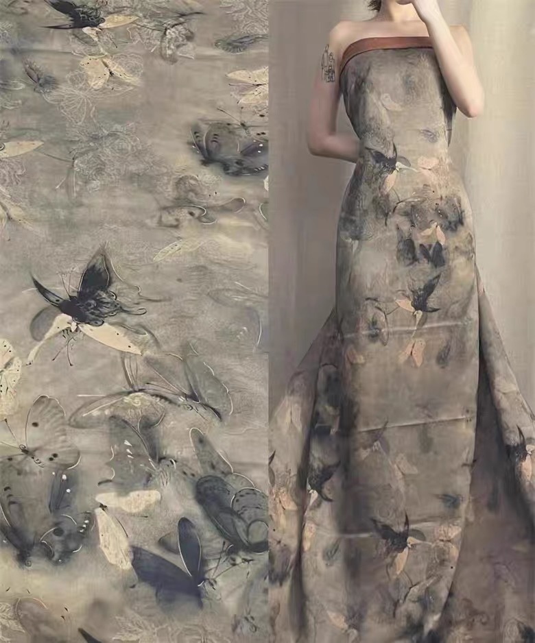 Ink-dyed butterfly*price per meter