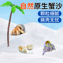 寄居蟹专用沙螃蟹装饰造景水草底沙石鱼缸两栖缸造景垫材沙子批发