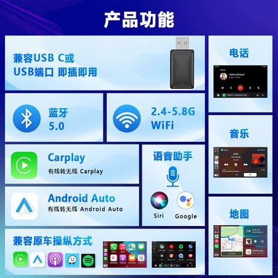 Android Auto Car Source – Simsiz CarPlay və Android Auto