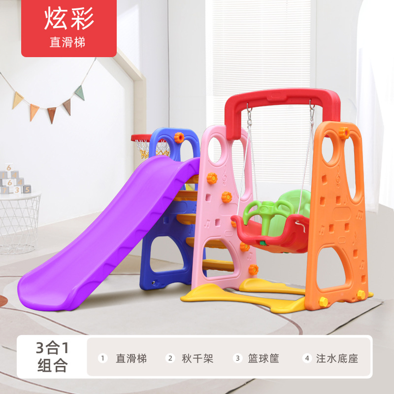 Diapositiva al aire libre pequeño jardín de infantes diapositiva al aire libre niños gran combinación de columpio multifuncional niños diapositiva image 23