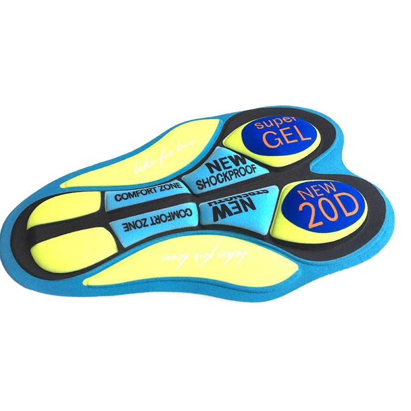 Verano ciclismo ropa pantalones al aire libre Riding humedad absorción de choque de alta densidad esponja cojín de silicona fábrica por mayor