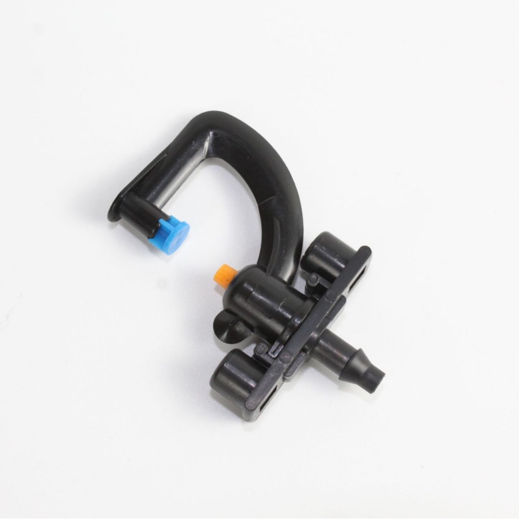 7.5mm fijación tipo G refracción atomización micro pulverizador + fijación montañosa granja de refrigeración invernadero pulverización de verduras