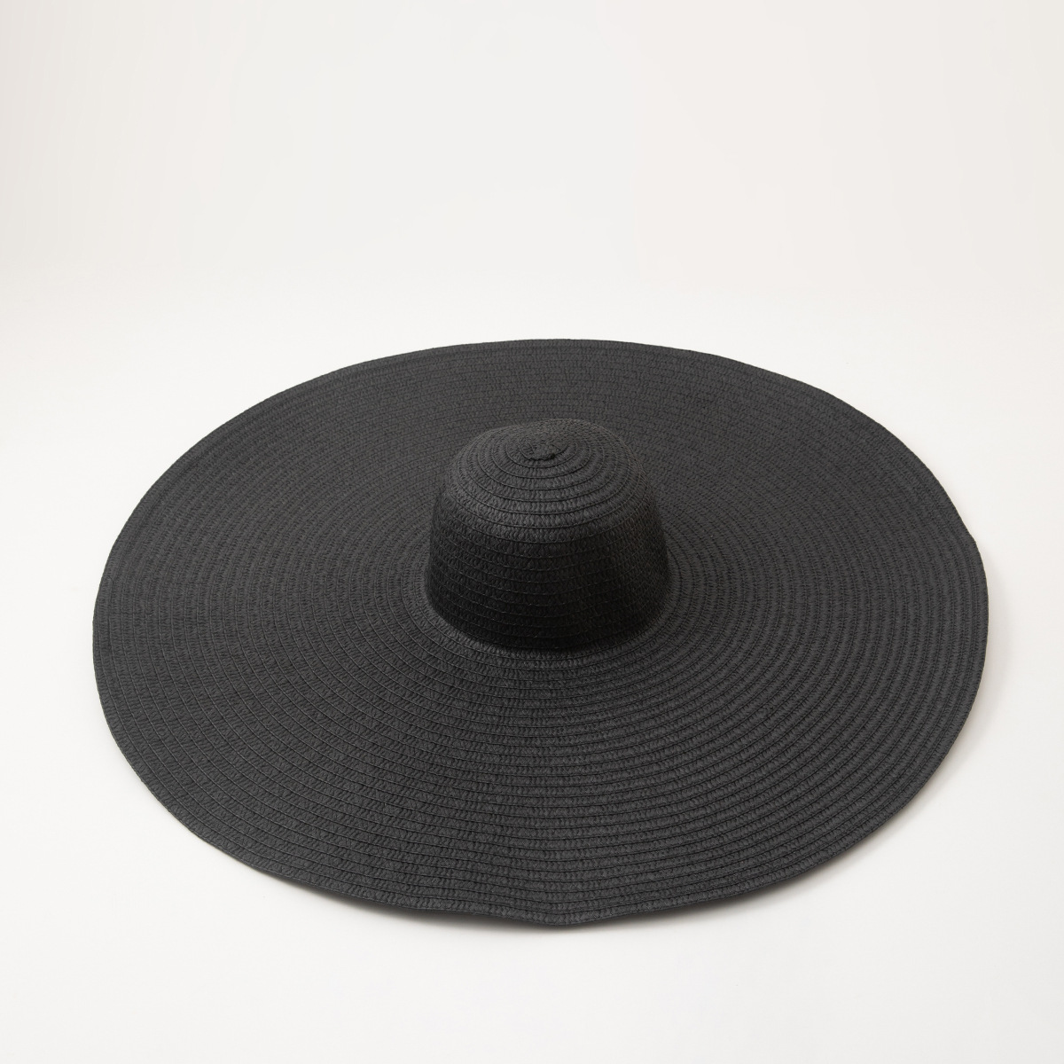Cappello di paglia da donna a tesa larga, modello Hepburn, nuovo e di grande successo, pieghevole, tinta unita, protezione solare, ideale per vacanze all'aperto e spiaggia._voghion.com