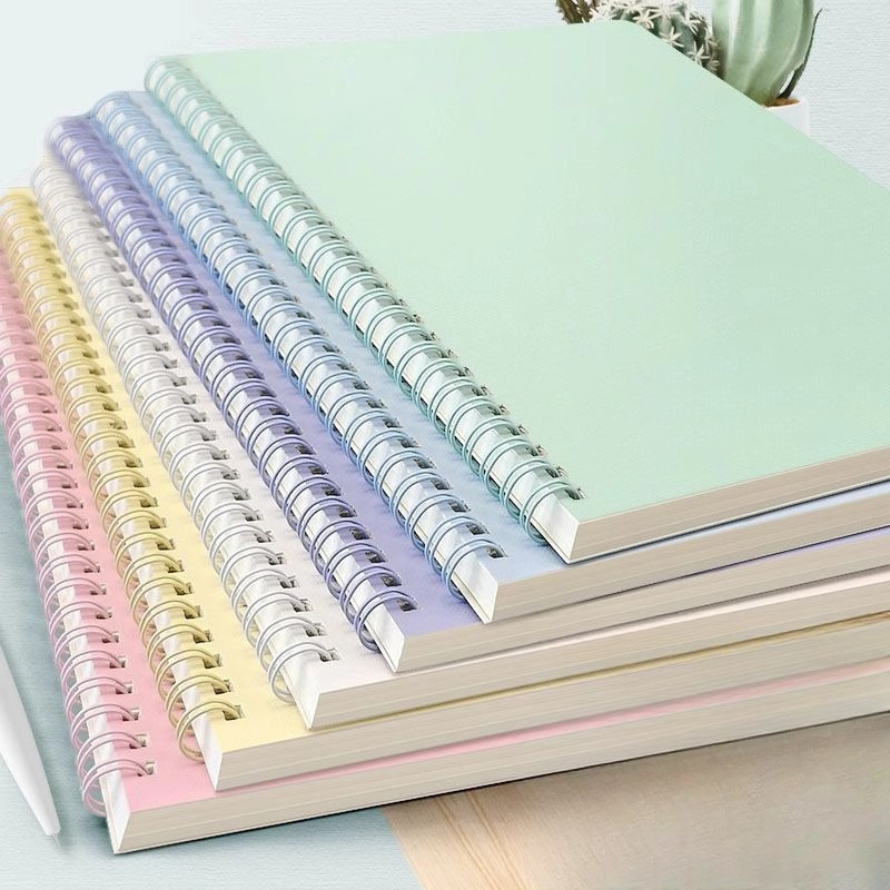 Cuaderno de bobina gruesa b5 cuaderno de registro de la escuela secundaria a5 línea transversal de estudiantes de posgrado ins viento extracto de alto valor facial image 3