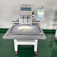 1501叶氏2025 新款家用马头机电脑绣花机单头15针 多针工业刺绣机