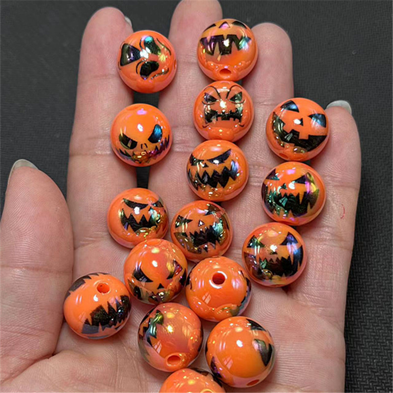 ライブブロードキャストクロスボーダーホットセールハロウィンシリーズビーズDIYジュエリー携帯電話チェーンビーズペンおよびその他の手作りアクセサリー|undefined