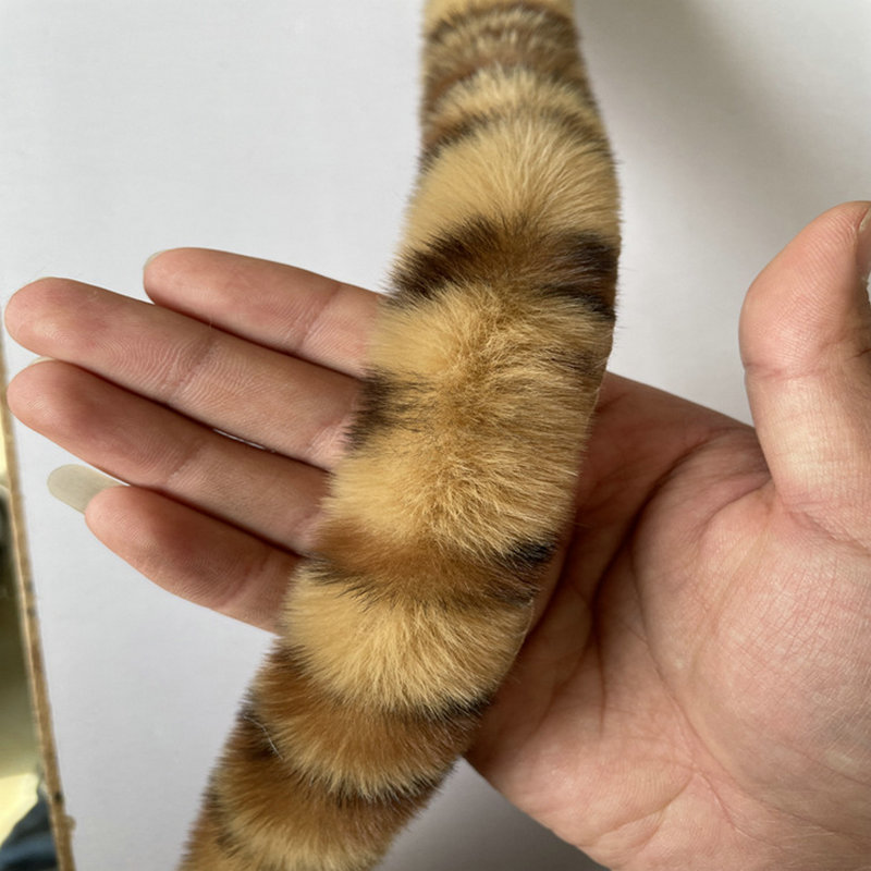 Leopard-print floral faux rex rabbit fur trim, cheongsam-style Hanfu cuffs, artificial hat bands, fur garment accessories, and decorative fringed trims for capes