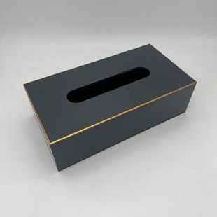 Acrylic Hotel Tissue Box Toiletries Storage Box Guest Room Set Hotel Bathroom Toiletries Tooth Box
