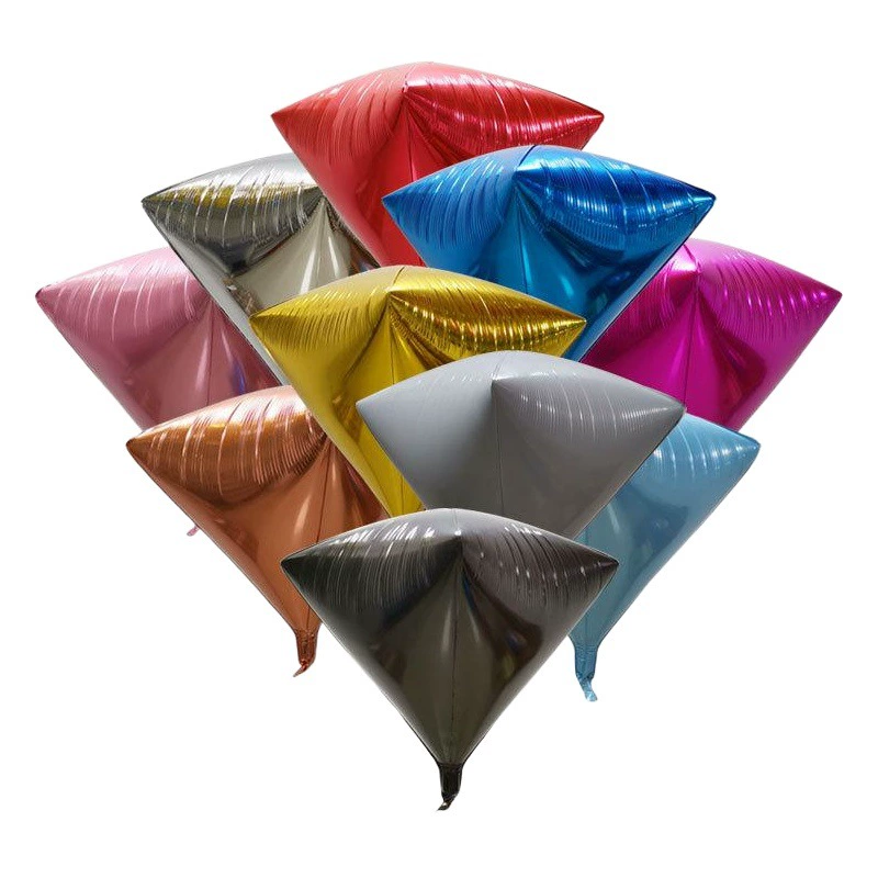 Трансграничный 24-дюймовый 22-дюймовый воздушный шар из алюминиевой пленки Алмазная игрушка гелий может плавать пустой Свадебный день рождения украшение воздушный шар