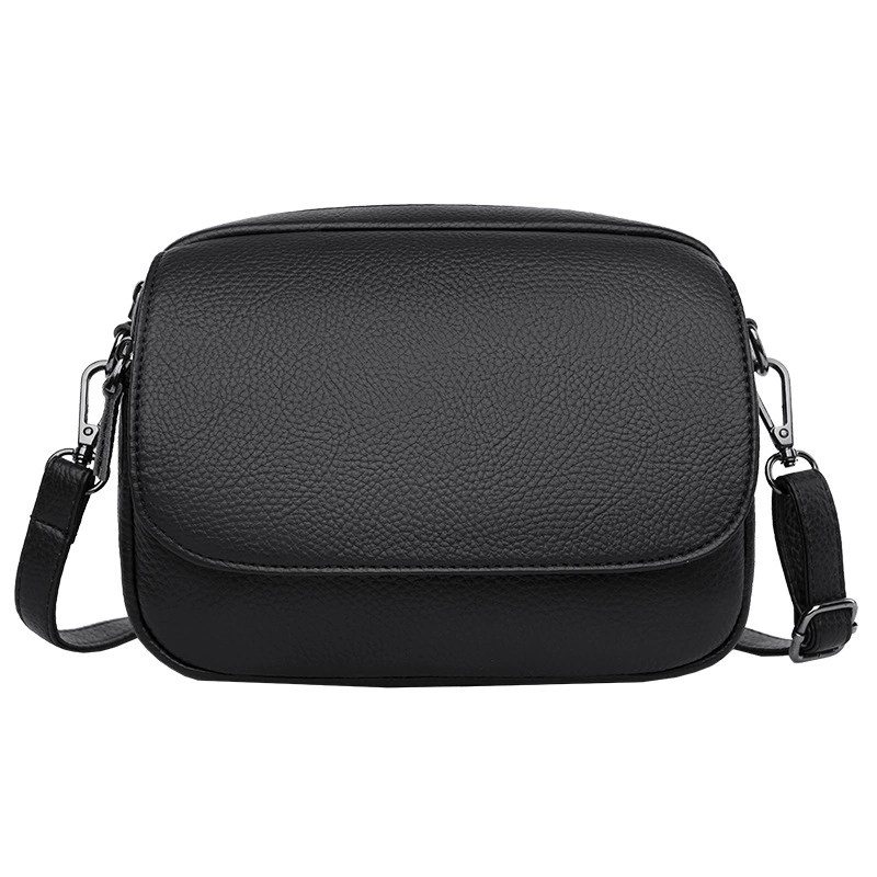 Phone bag, leather one-shoulder bag, for import, genuine leather, high-end, cowhide