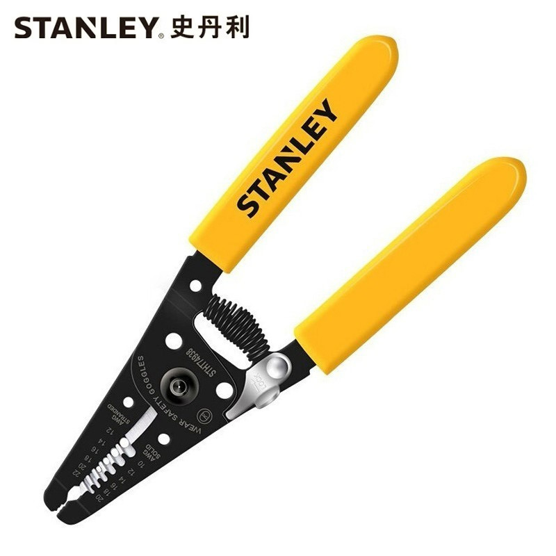史丹利（STANLEY）带刃口剥线钳剥皮钳多功能电工拔线钳 多规格可