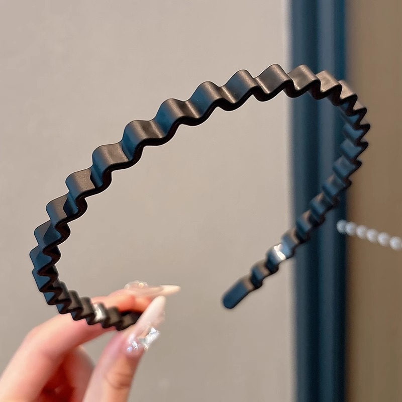 Simple retro ondas de cabello para mujeres lavado de la cara artefacto de acabado de cabello invisible no compresión de cabello toque de cabello