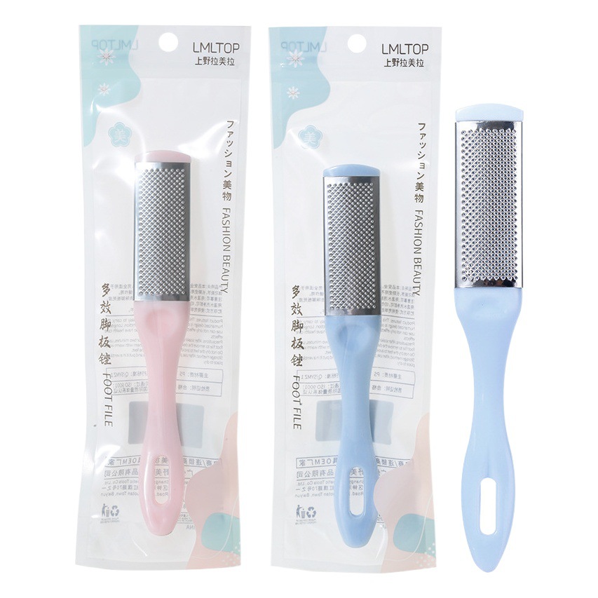 Exfoliante de pies de doble cara LMLTOP, lima para pies, piedra para pies, herramienta para remover callosidades C0302