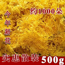 金丝皇菊散装500克菊花茶1斤大朵饭店火锅店婺源皇菊花散称装L