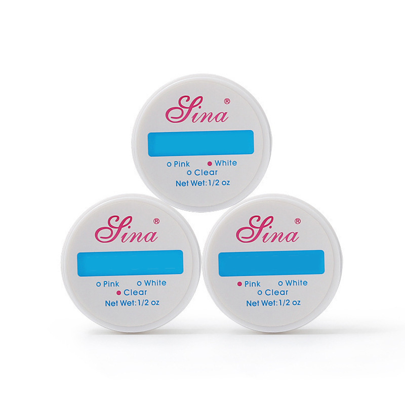 Nail phototherapy glue wholesale SINA extension glue base glue model glue white box phototherapy transparent extension glue