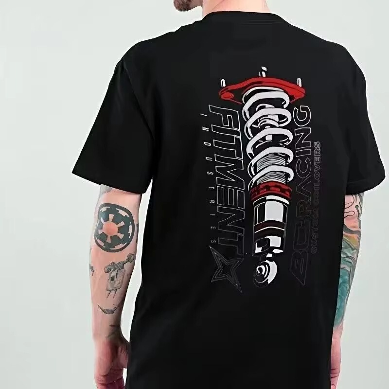 2026 Summer Heavyweight Pure Cotton American-Style Bc Short-Sleeve T-Shirt, Loose Fit, Twist Neck, Versatile 2026 Summer Heavyweight Pure Cotton American-Style Bc Short-Sleeve T-Shirt, Loose Fit, Twist Neck, Versatile