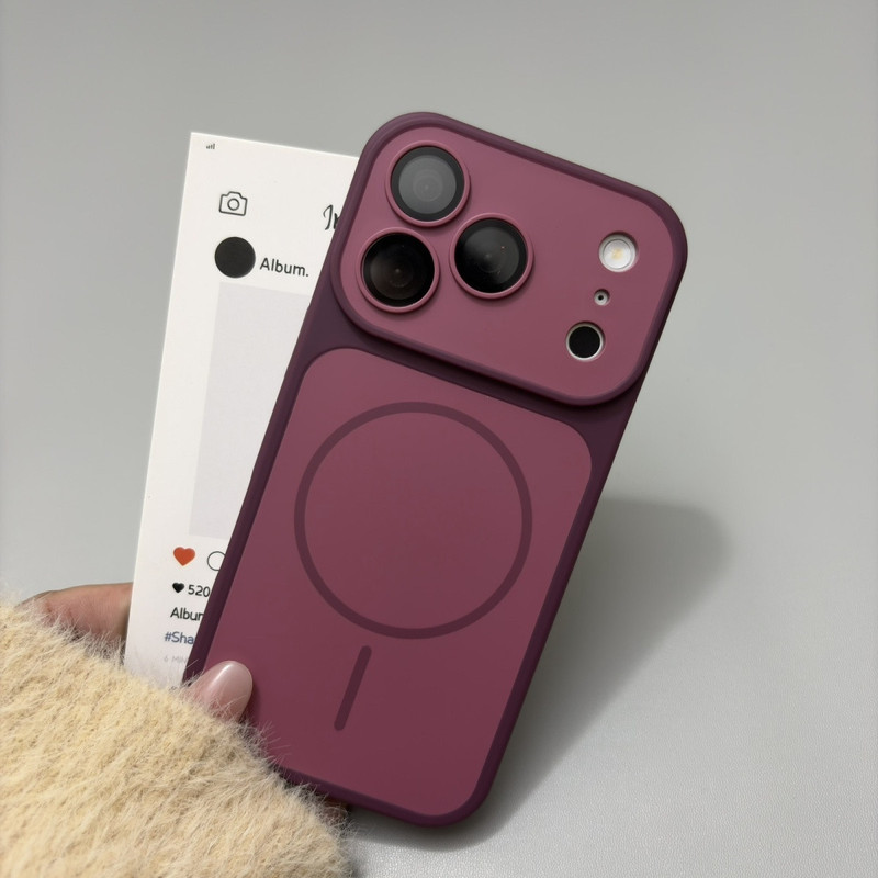 Instantly Transform into Burgundy Wine Red with This New iPhone 18 Pro Max Case, Featuring a Skin-Like Matte Finish and Magnetic Attraction for 17 Pro and 16
