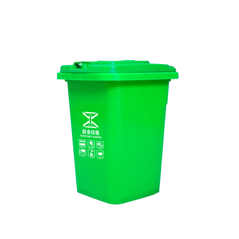 30L ゴミ箱 車輪と蓋付き プラスチックユニバーサルホイール分類ゴミ箱 学校コミュニティプロパティ 家庭用分類ゴミ箱|undefined