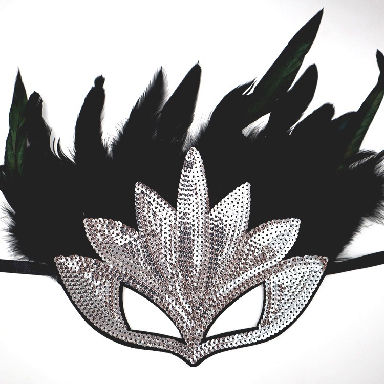 Carnaval europeo y americano Mardi Gras máscaras doradas morada-verde - sequela máscaras de fiesta bar transfronterizas