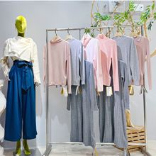 清货秋冬衣服女羊绒衫打底衣服一手货源批发乐町品牌女装撤柜直播