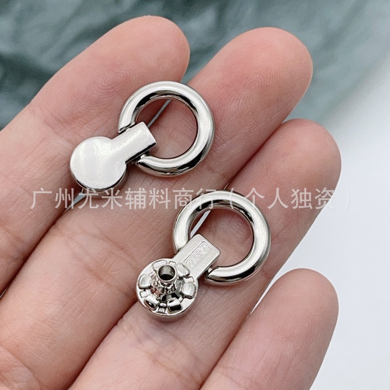 多规格样式异形小香风四合扣外套裤子装饰摇头扣复古合金百搭面板|undefined