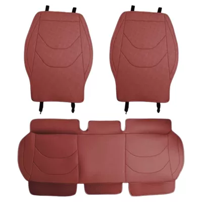 Breathable Car Rear Seat Cover, Seat cushion, seat cover - xiaomi-style-2-front-seat-cushions-1-rear-seat-cushion-twilight-red