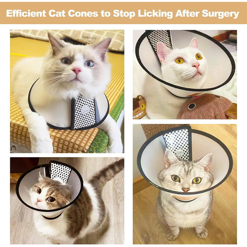 Pet Elizabeth Circle Protective Cover Cat and Dog Anti-licking Beauty Cover Anti-bite Cover Collar Anti-scratch Neck Cover