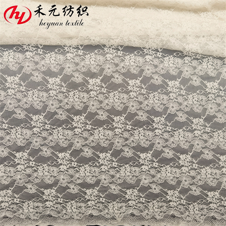 秋冬新款涤纶蕾丝面料竖排花朵小碎花柔软亲肤女装秋冬装旗袍布料