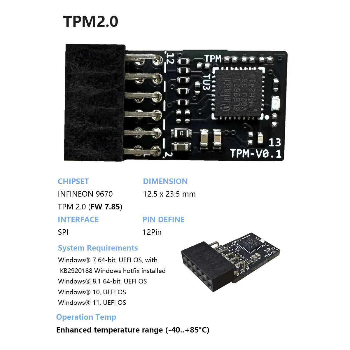 TPM2.0 Trusted Platform Module