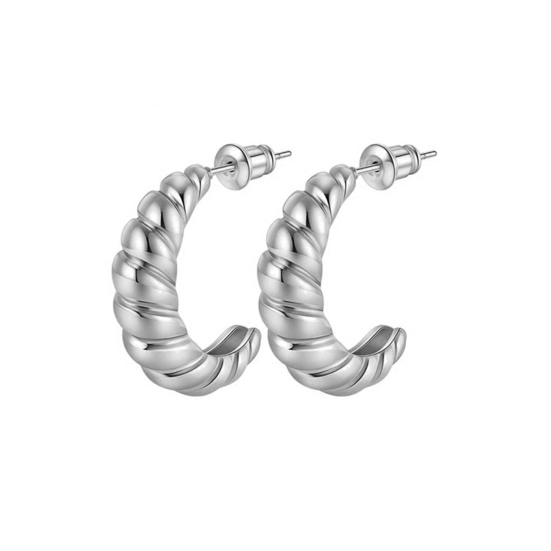 Cobre especial transfronterizo plateado 18K pendientes de oro real pendientes de alto grado pendientes geométricos de las mujeres pendientes de estilo frío pendientes simples de las mujeres