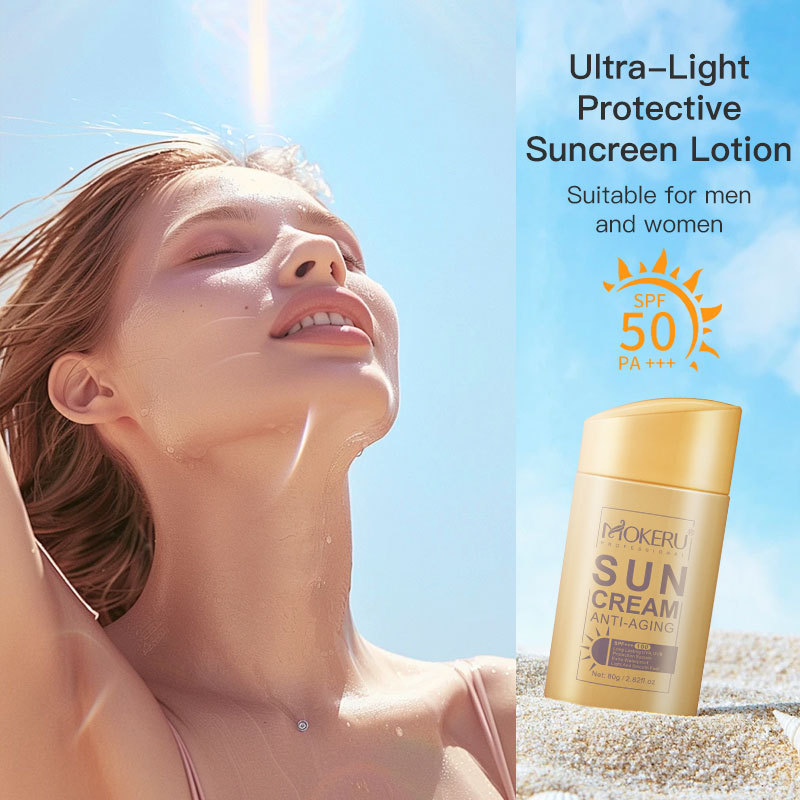 Maginot Full English Sunscreen Gold Bone Collagen Sunscreen Box Isolation Anti-UV Transfronterizo Temu